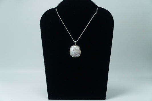 Colorado Sowbelly Agate .925 Silver Pendant