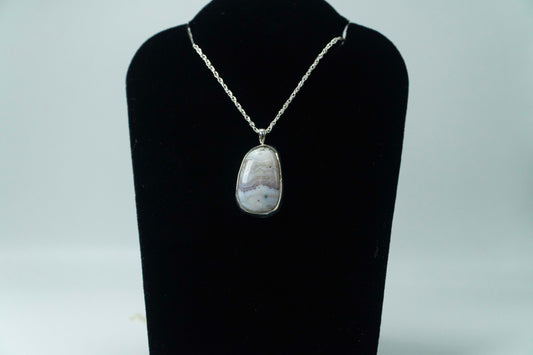 Colorado Sowbelly Agate .925 Silver Pendant