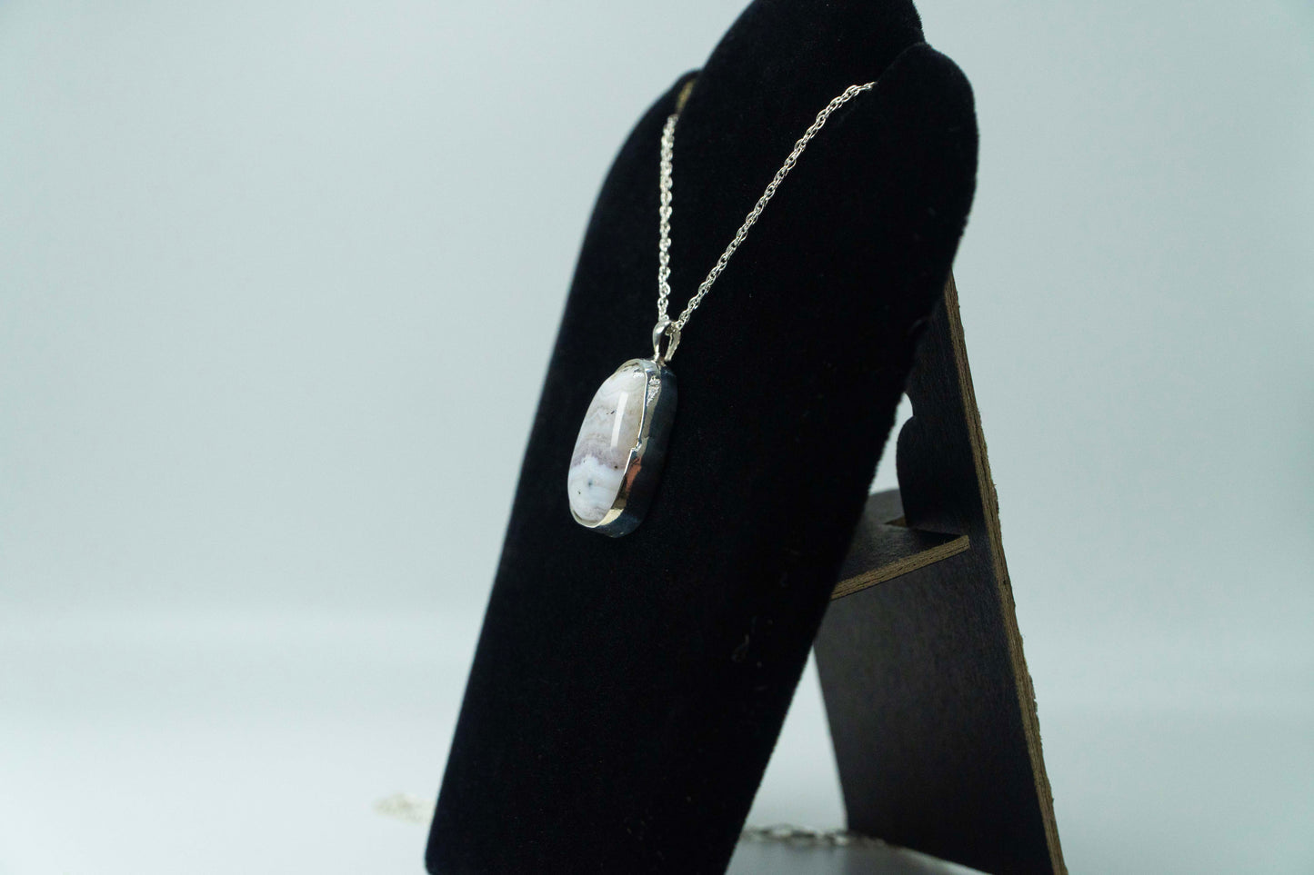 Colorado Sowbelly Agate .925 Silver Pendant