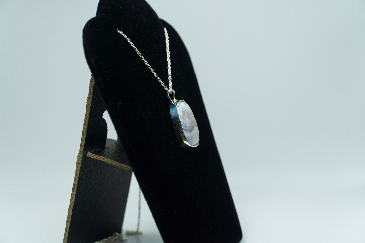 Colorado Sowbelly Agate .925 Silver Pendant