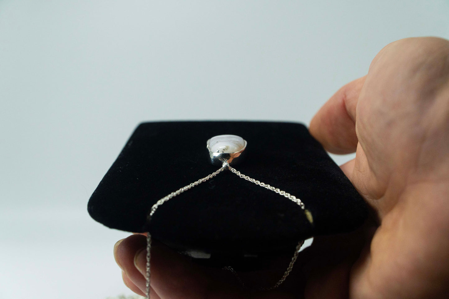 Colorado Sowbelly Agate .925 Silver Pendant