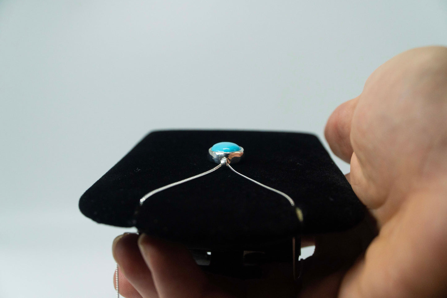 Santa Rita Turquoise Silver Pendant