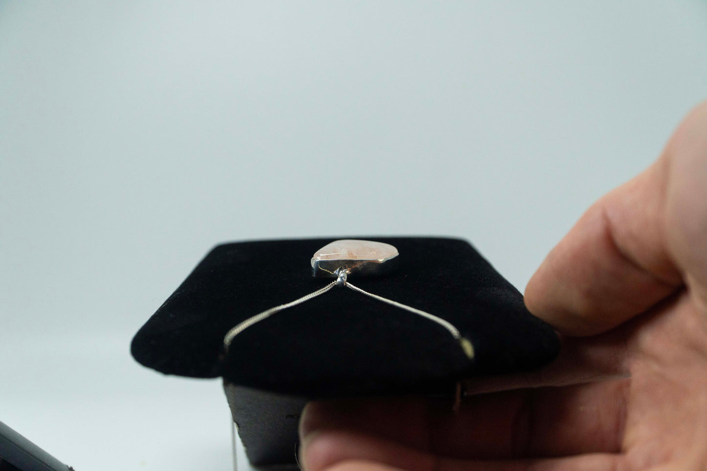 Hyalite Opal Set In .925 Silver