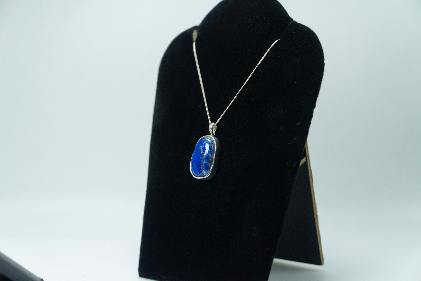 Lapis Lazuli Set In .925 Silver Pendant