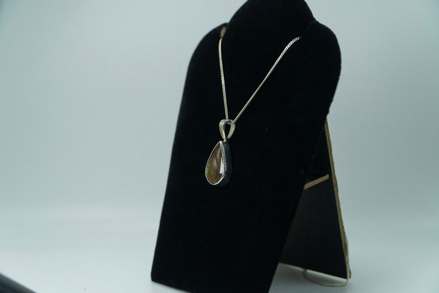 Ammolite .925 Silver Pendant