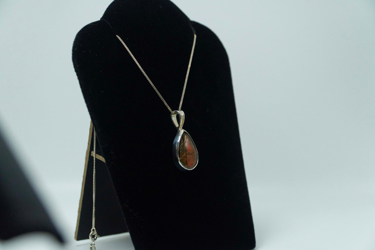 Ammolite .925 Silver Pendant