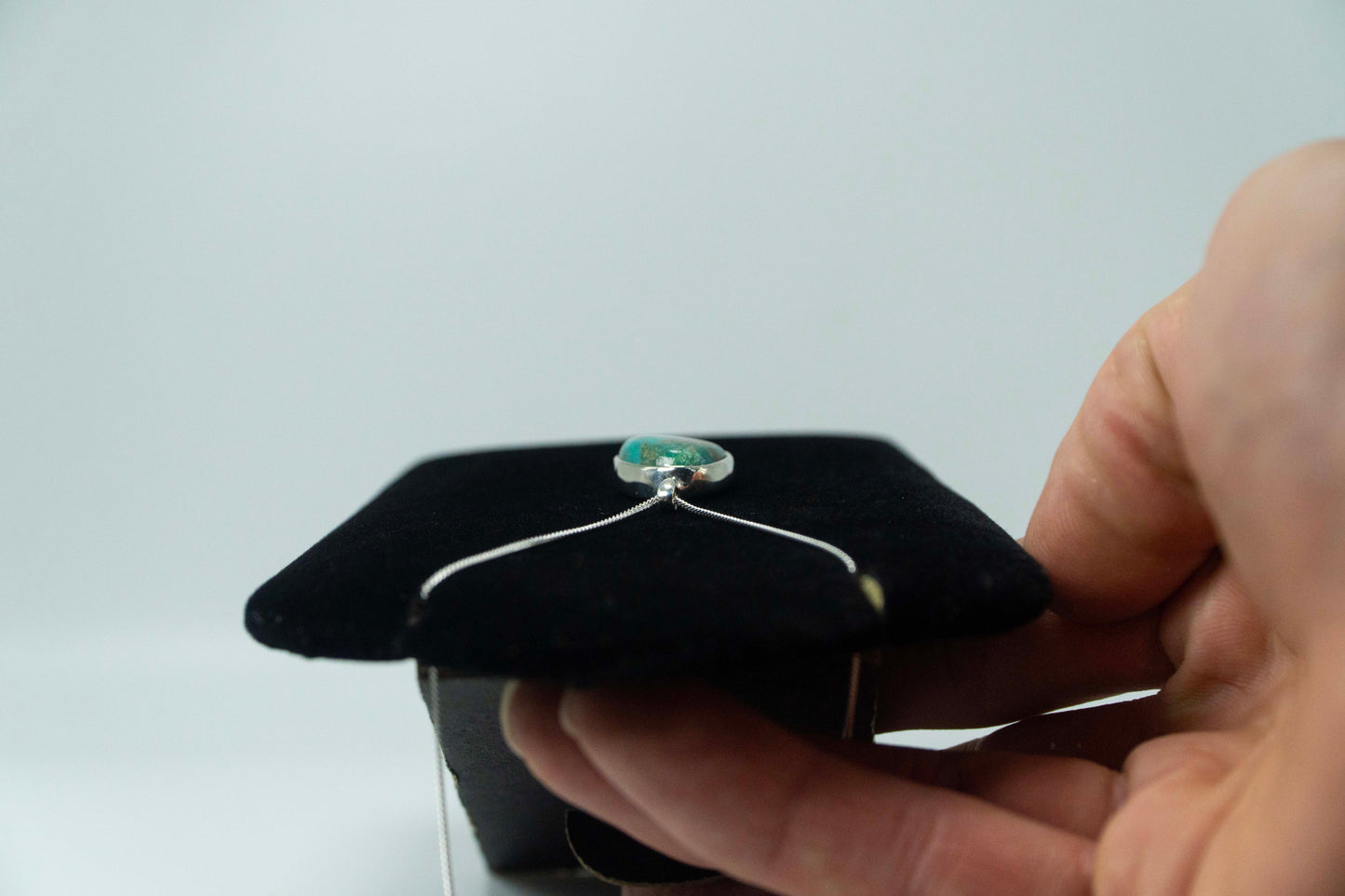 Senora Gold Turquoise .925 Silver Pendant