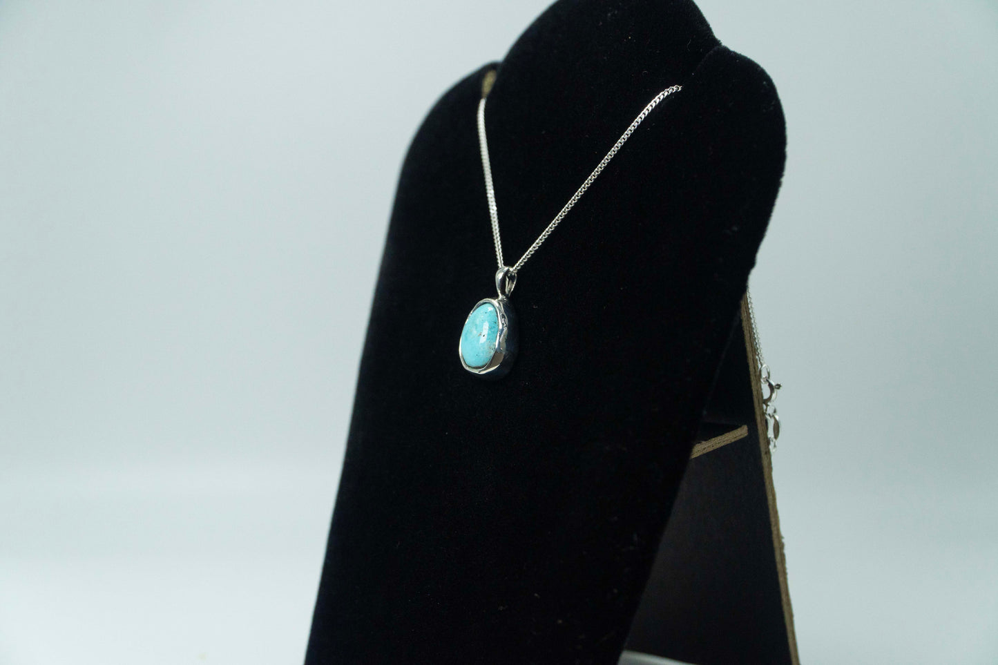 #9 Turquoise .925 Silver Pendant