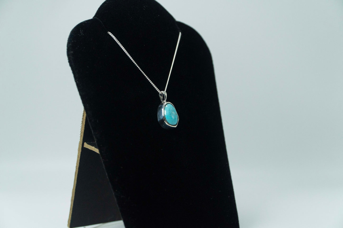 #9 Turquoise .925 Silver Pendant