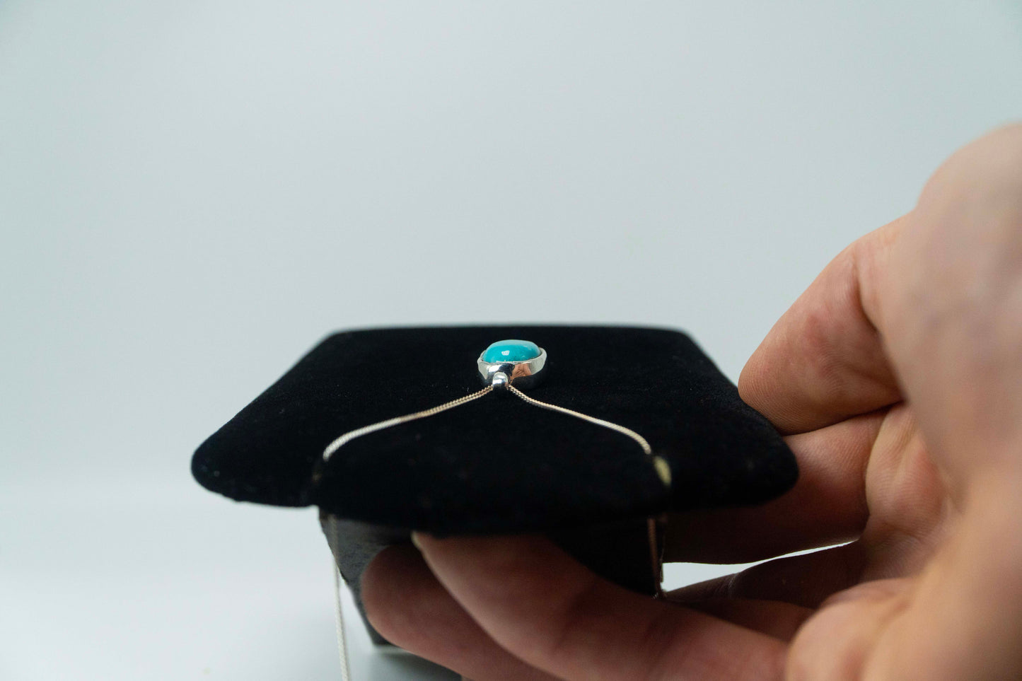 Senora Gold Turquoise .925 Silver Pendant