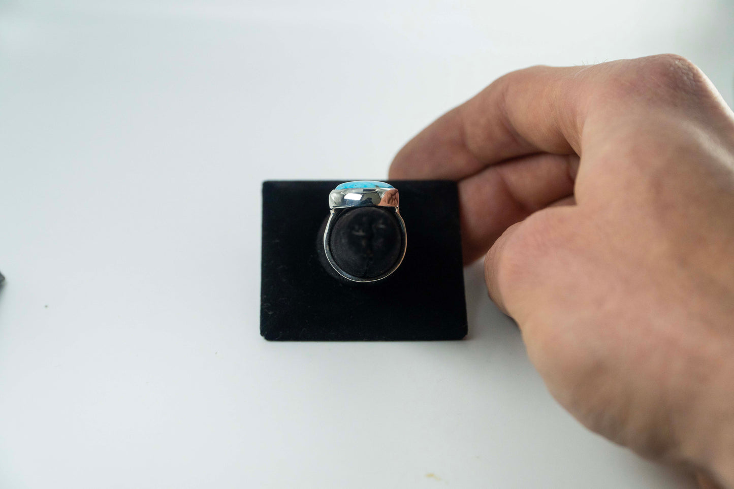 Nacozari Turquoise Ring .925 Silver