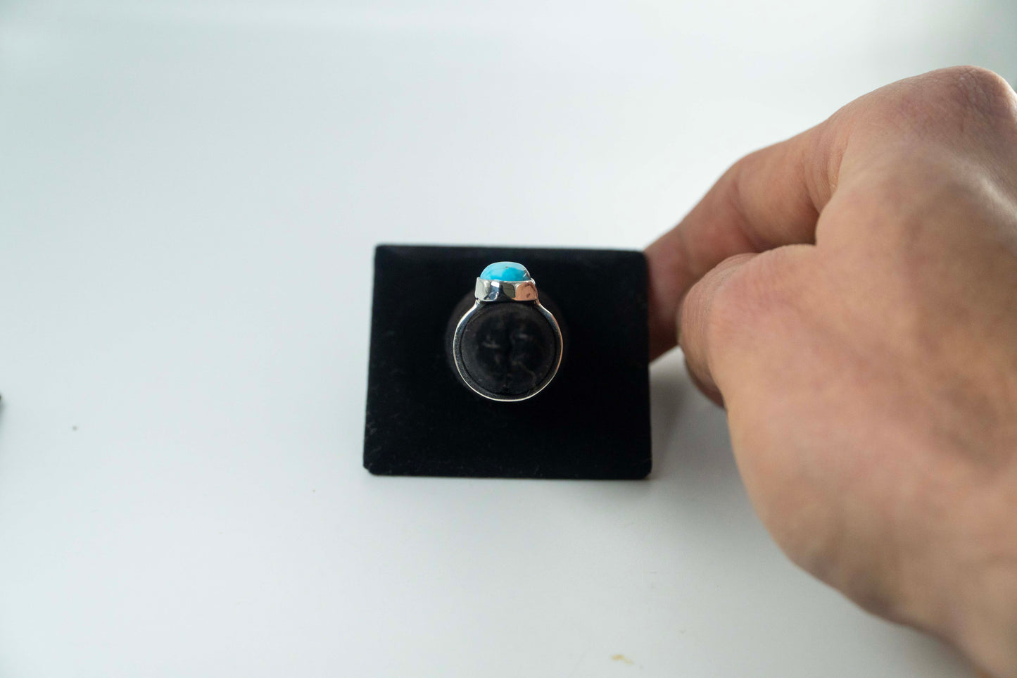 Nacozari Turquoise Ring .925 Silver