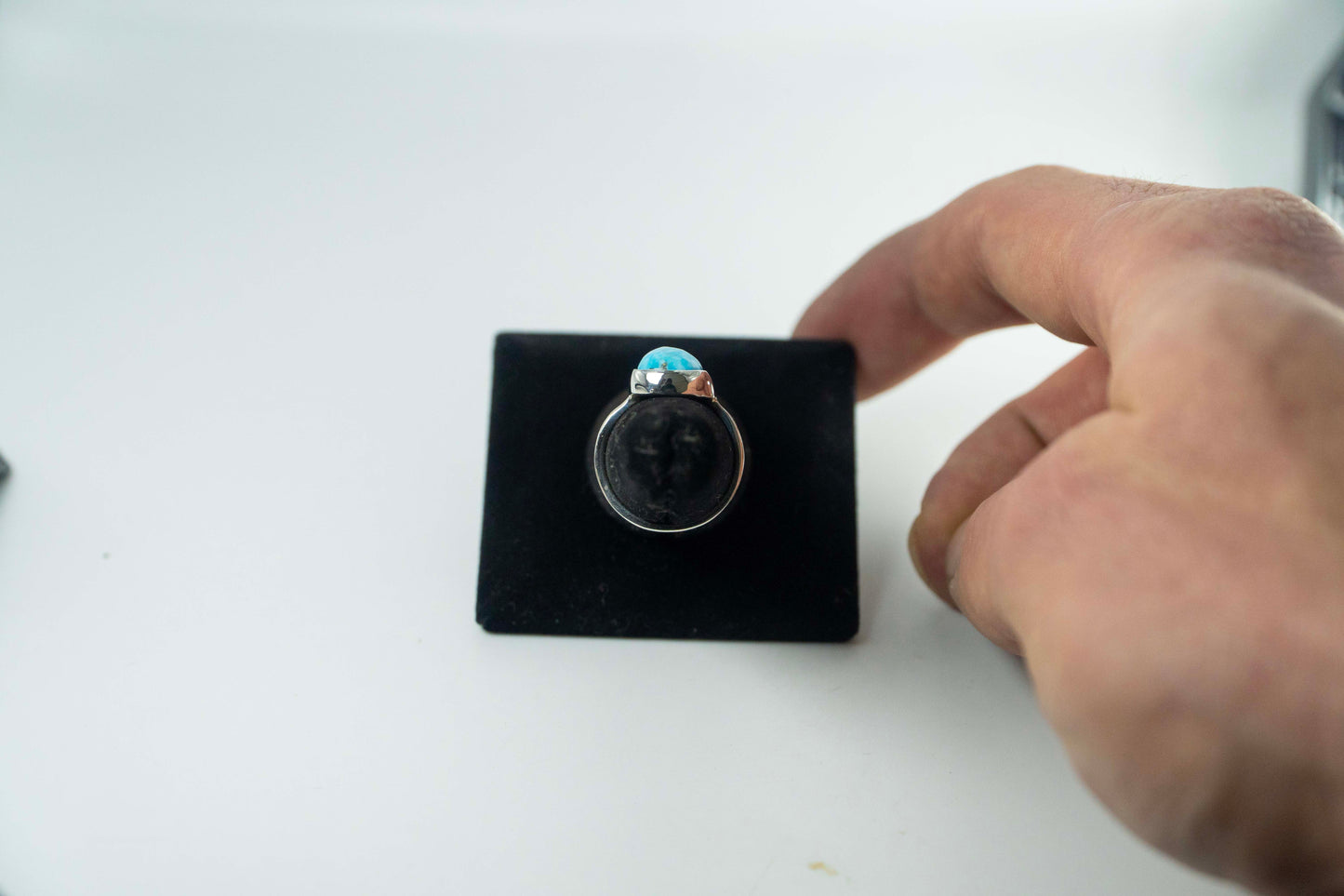 Nacozari Turquoise Ring .925 Silver