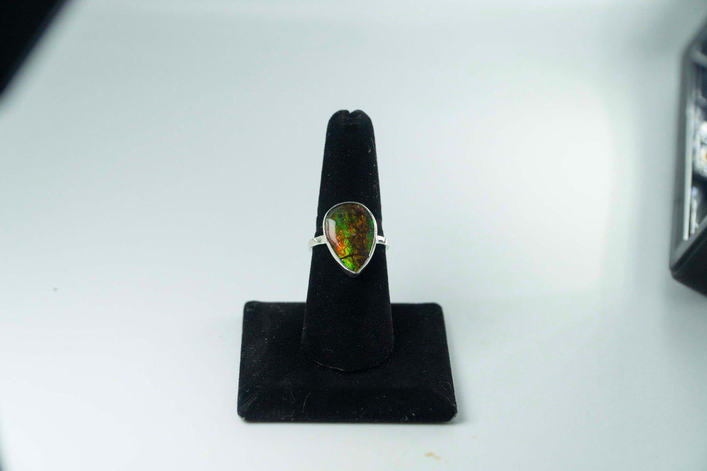 Ammolite Ring .925 Silver