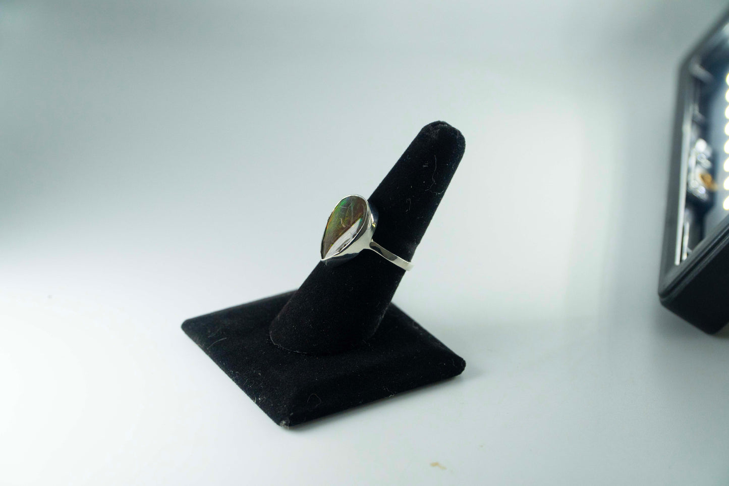 Ammolite Ring .925 Silver