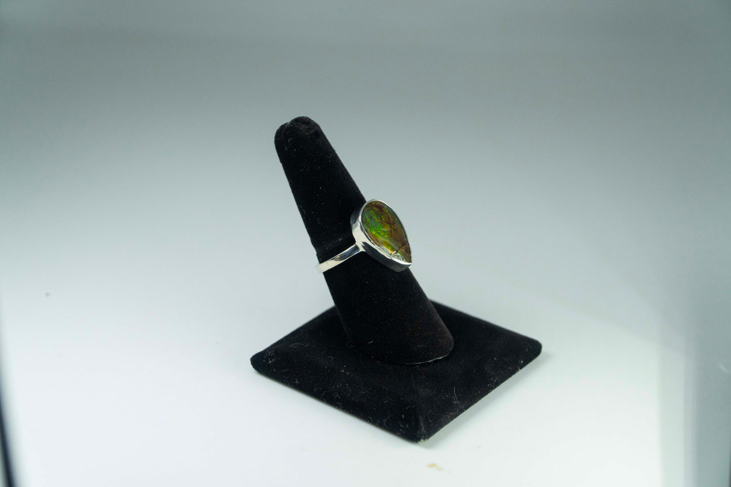 Ammolite Ring .925 Silver