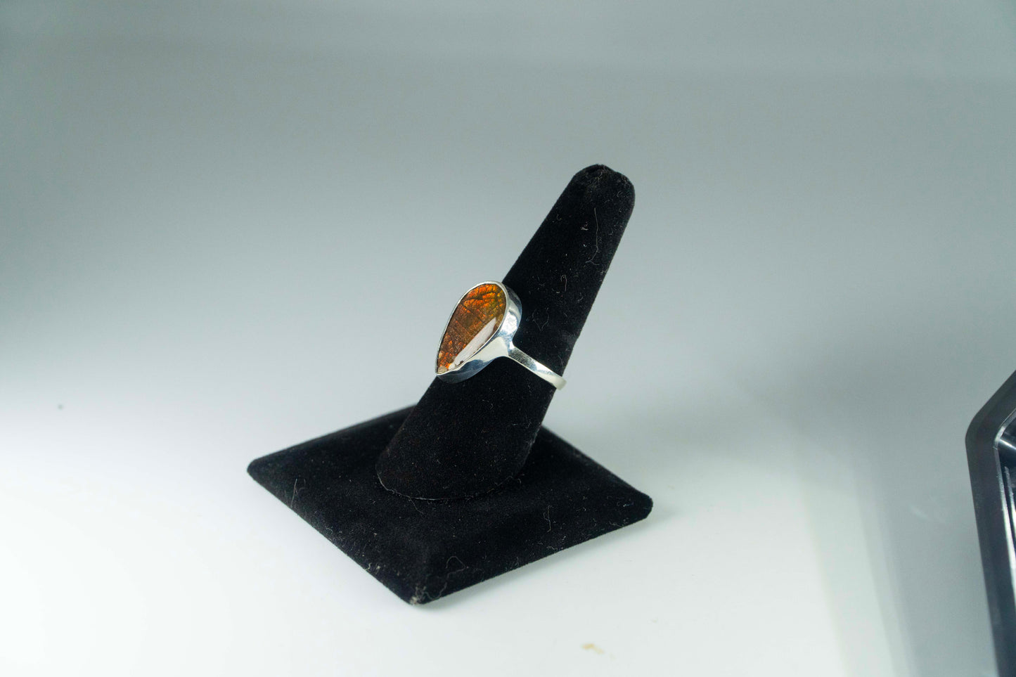 Ammolite Ring .925 Silver