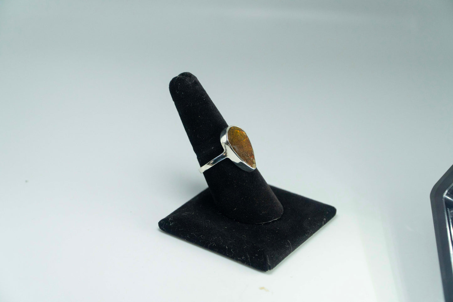 Ammolite Ring .925 Silver