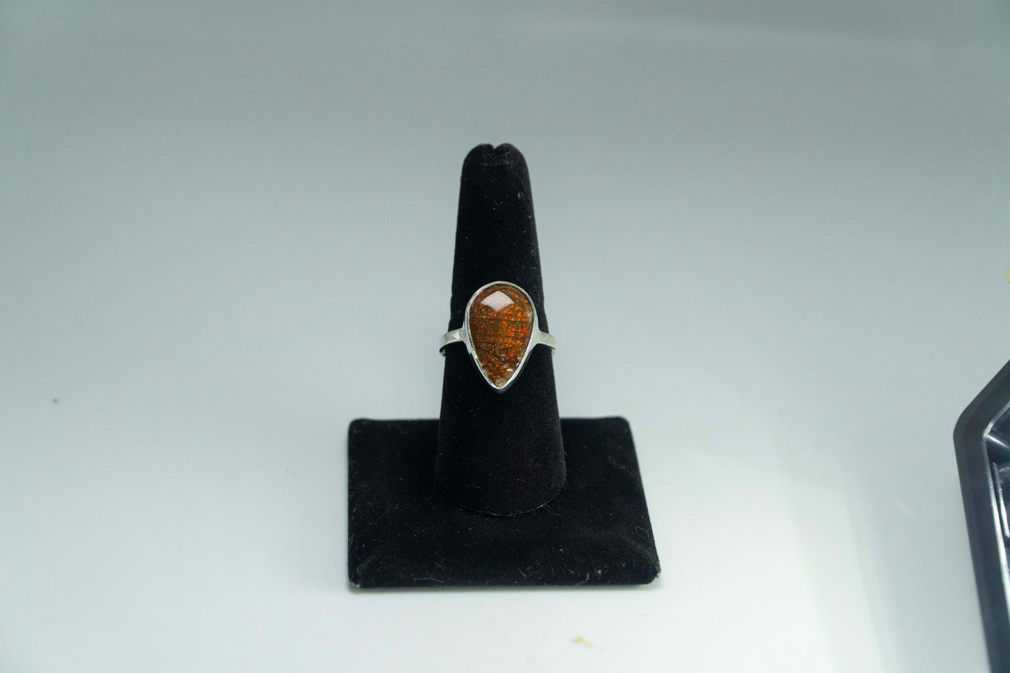 Ammolite Ring .925 Silver
