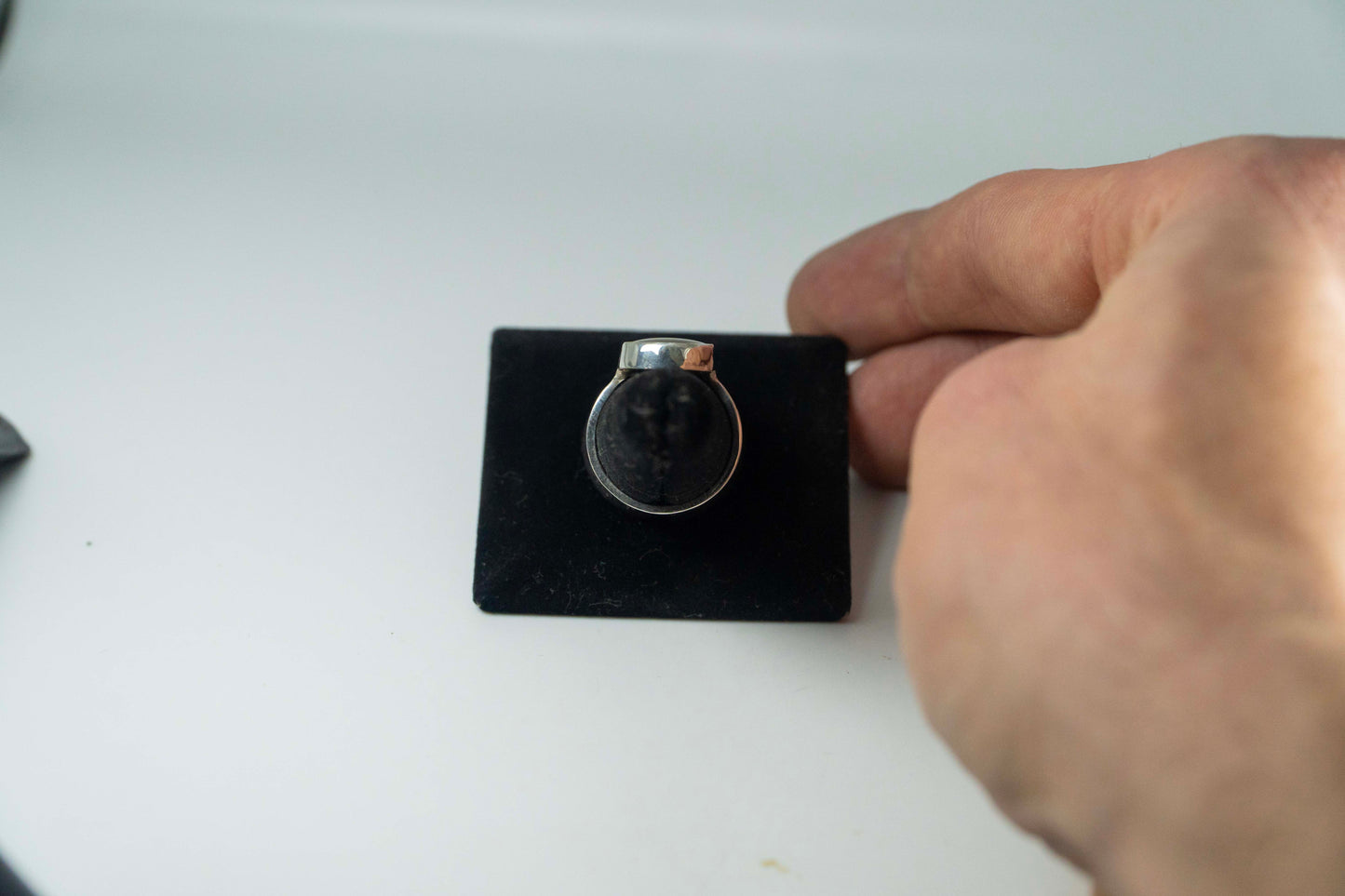 Ammolite Ring .925 Silver