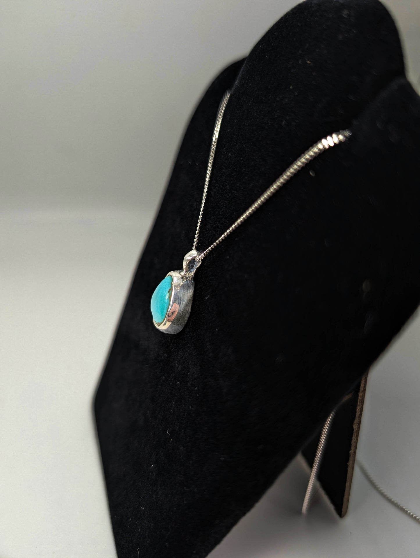 Santa Rita Turquoise .925 Silver Pendant