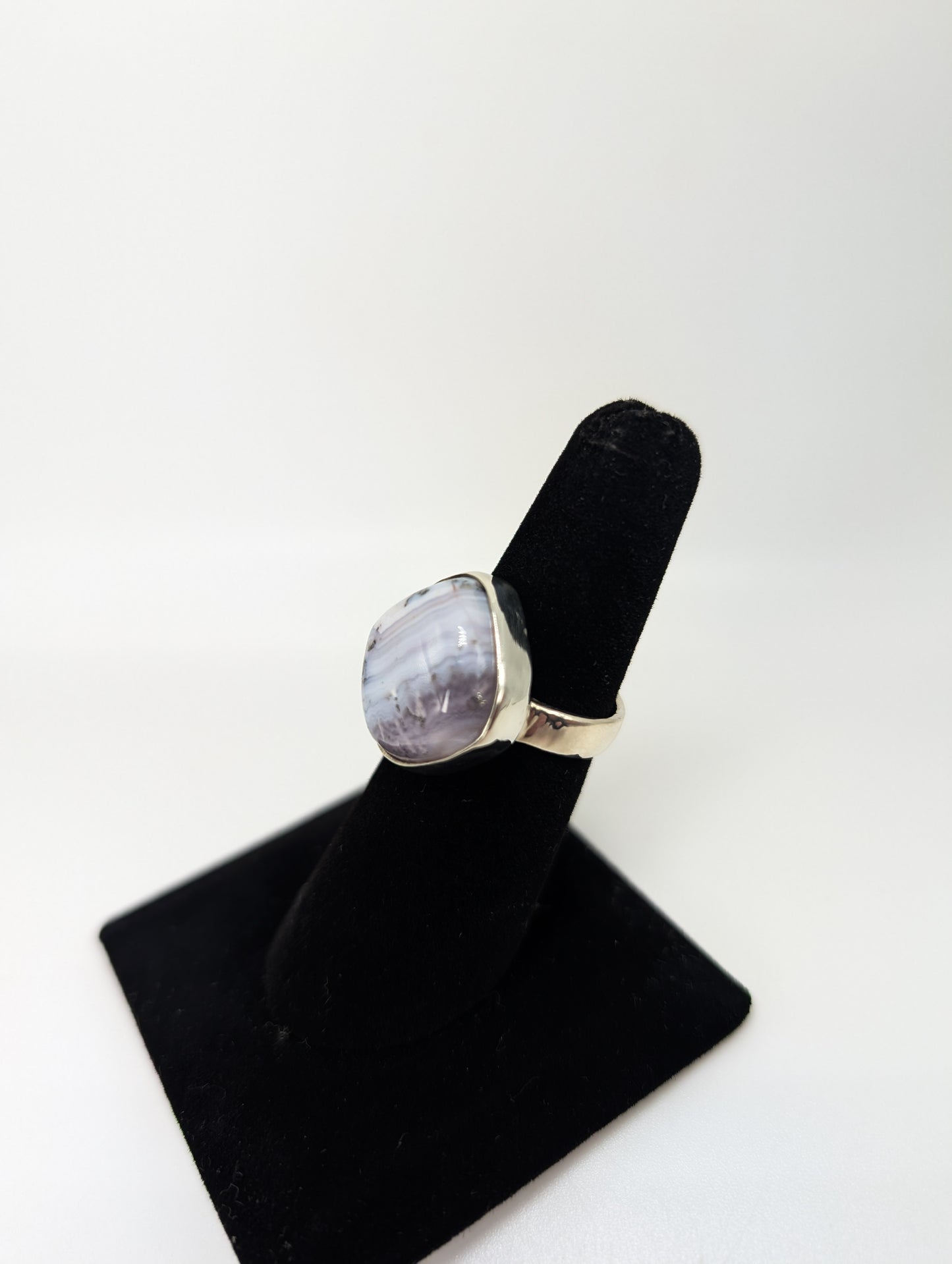 Sowbelly Agate Ring .925 Silver