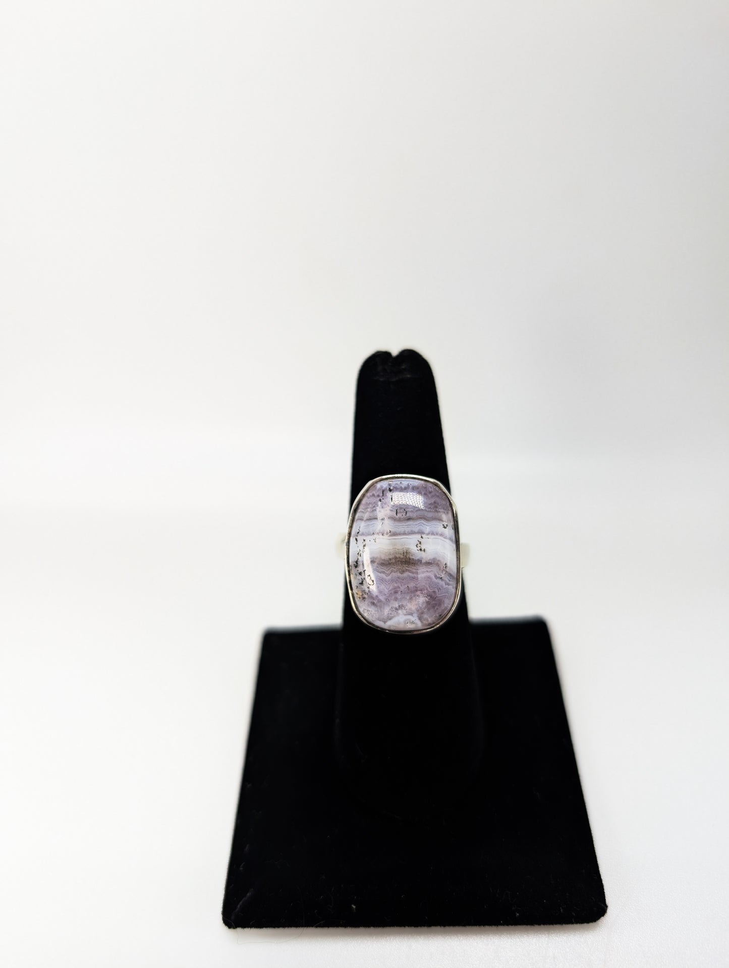 Sowbelly Agate Ring .925 Silver