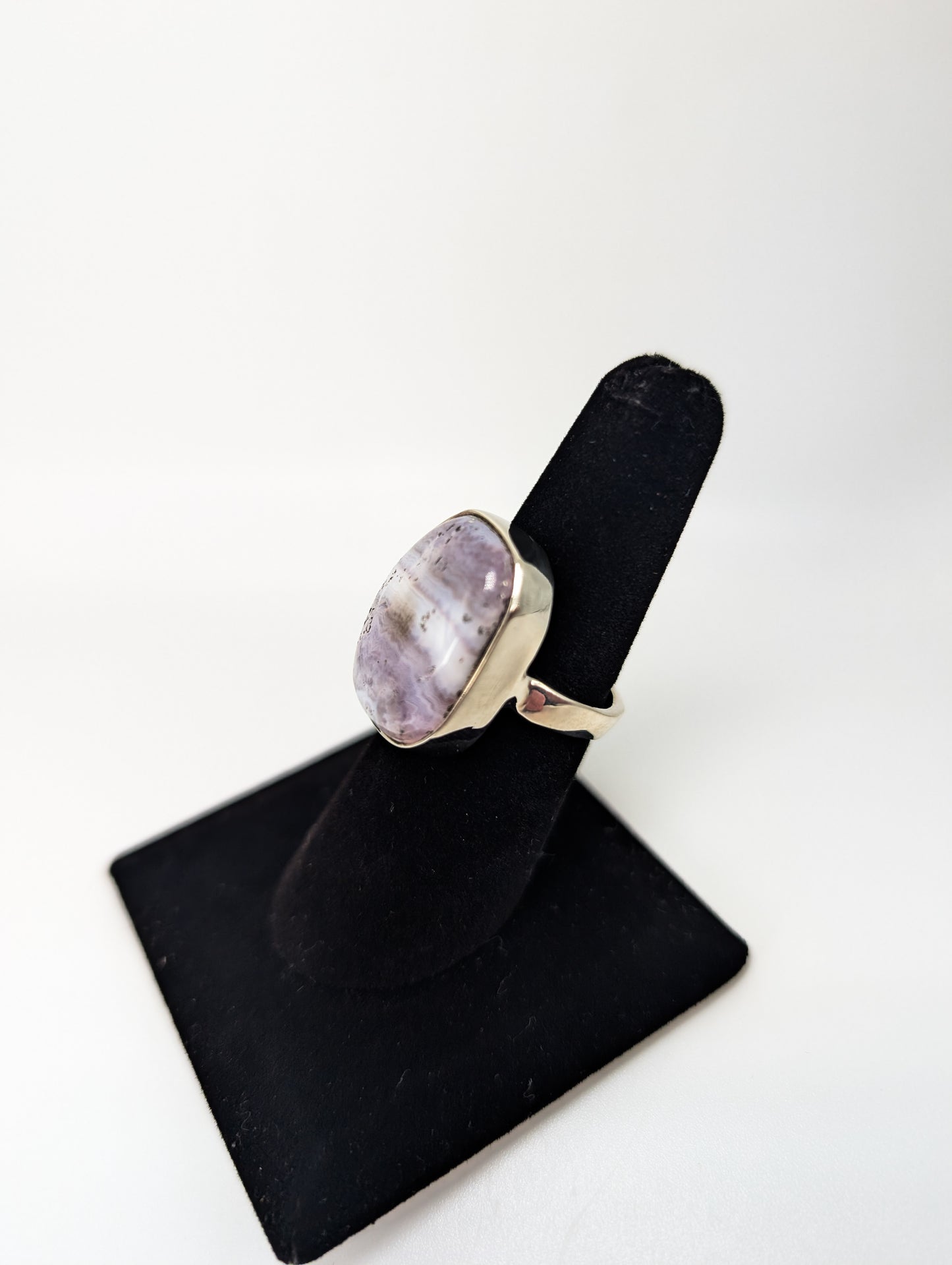 Sowbelly Agate Ring .925 Silver