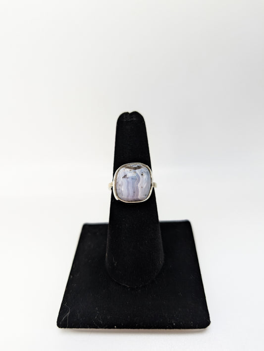 Colorado Sowbelly Agate Ring .925 Silver