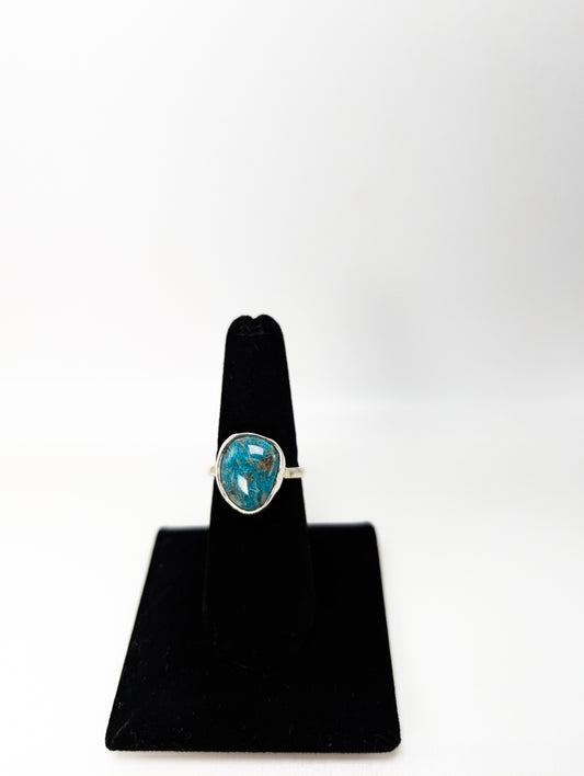Colorado Amazonite Silver Ring .925 Silver