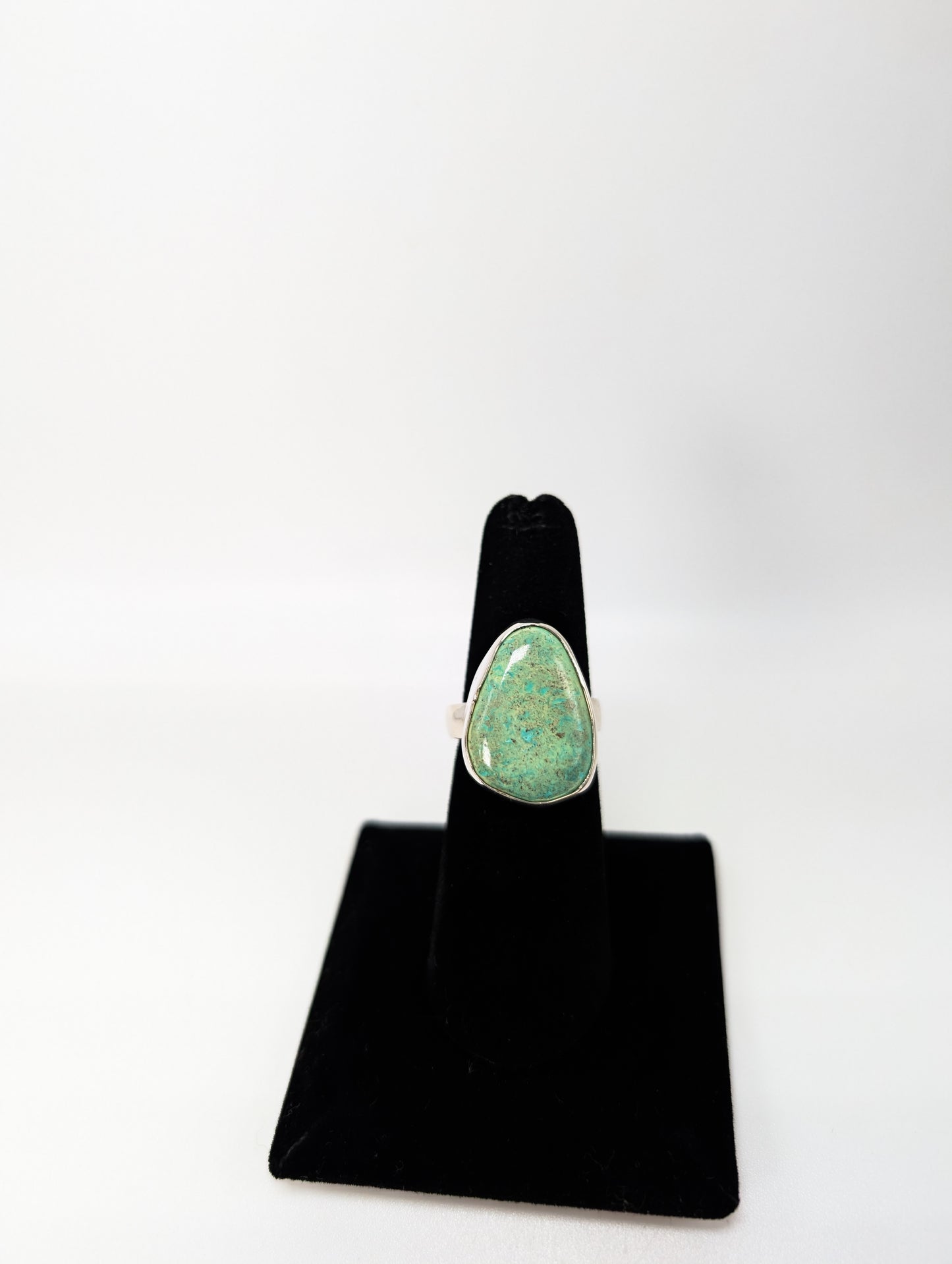 Cripple Creek Colorado Turquoise RIng .925 Silver