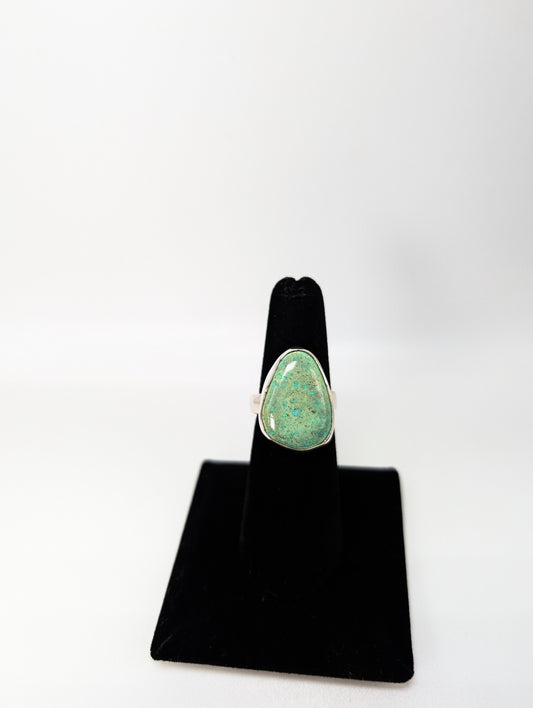 Cripple Creek Colorado Turquoise RIng .925 Silver