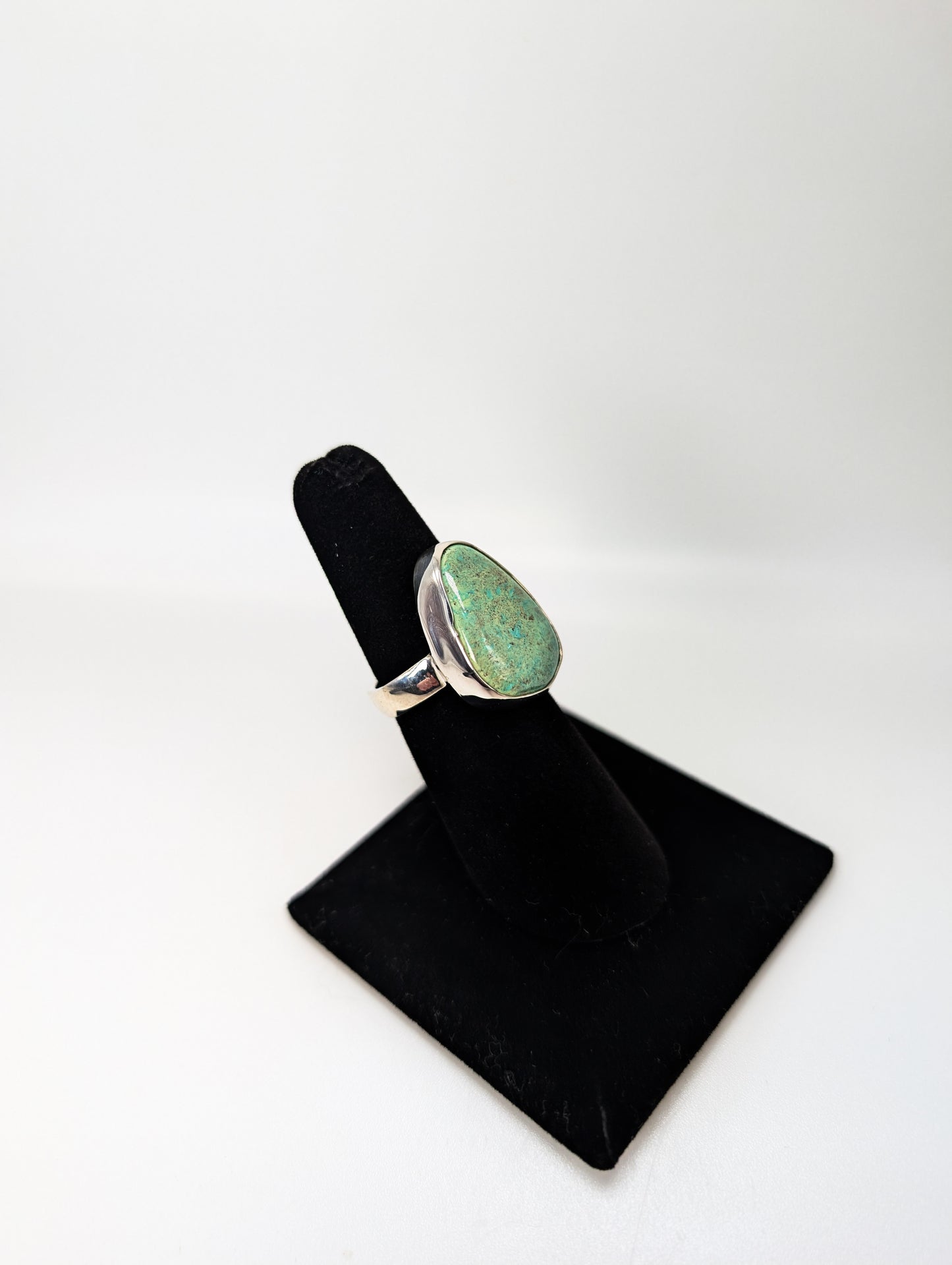 Cripple Creek Colorado Turquoise RIng .925 Silver