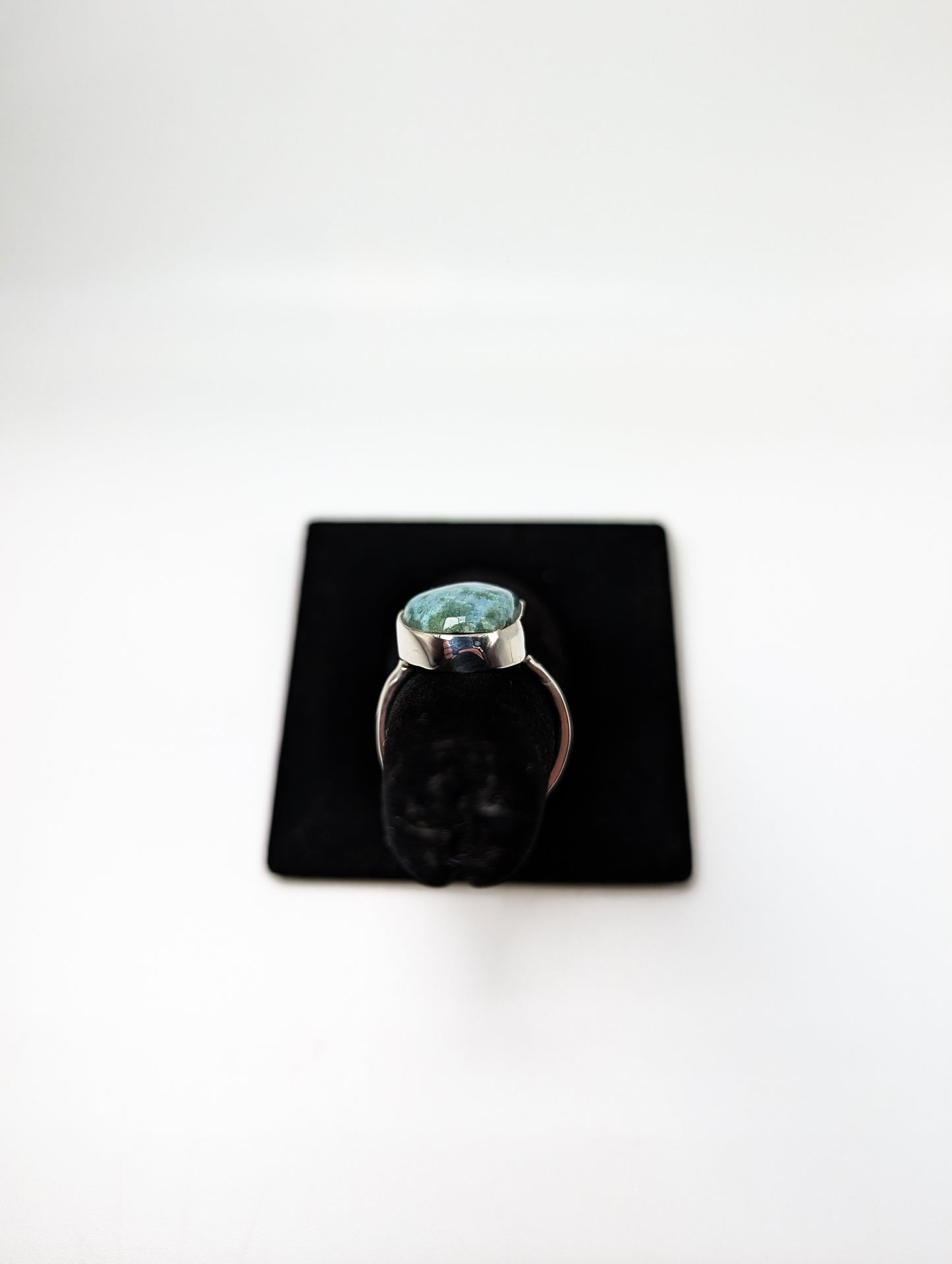 Tree Agate Silver Ring .925 Silver