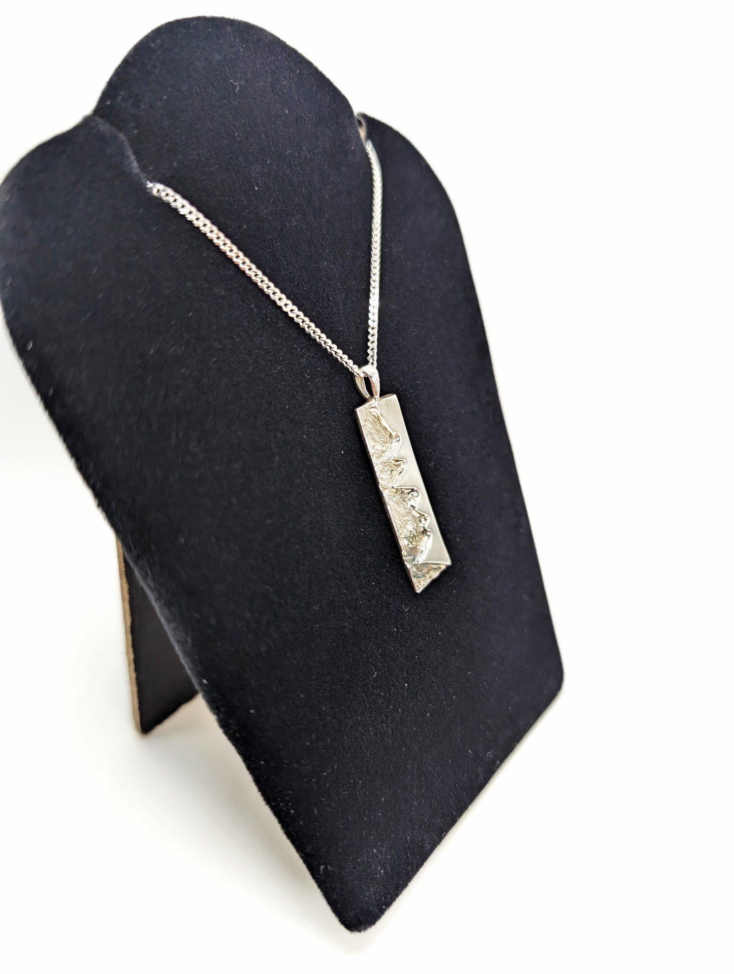 Starry Night Sky Mountain Pendant .925 Silver (Copy)