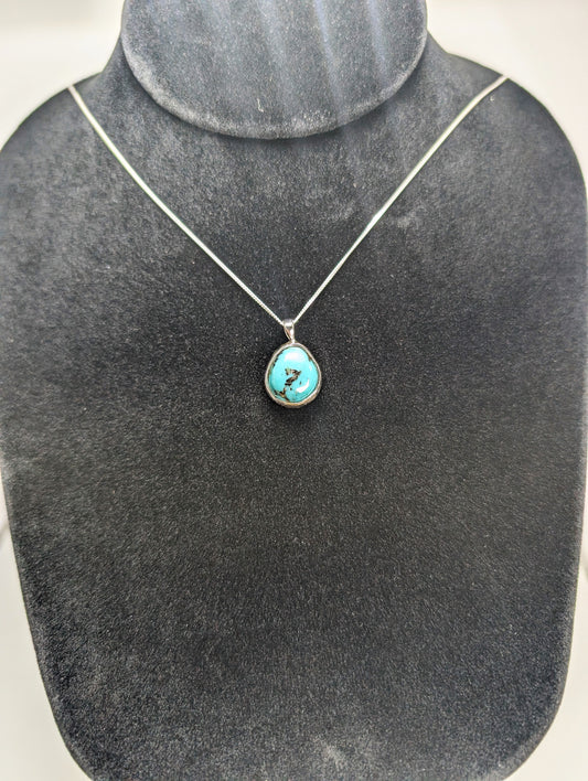 Sonora Gold Turquoise .925 Silver Pendant