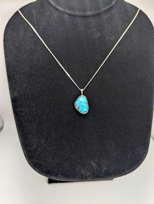 Nacozari Turquoise .925 Silver Pendant