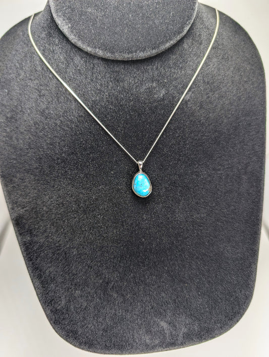 Nacozari Turquoise .925 Silver Pendant