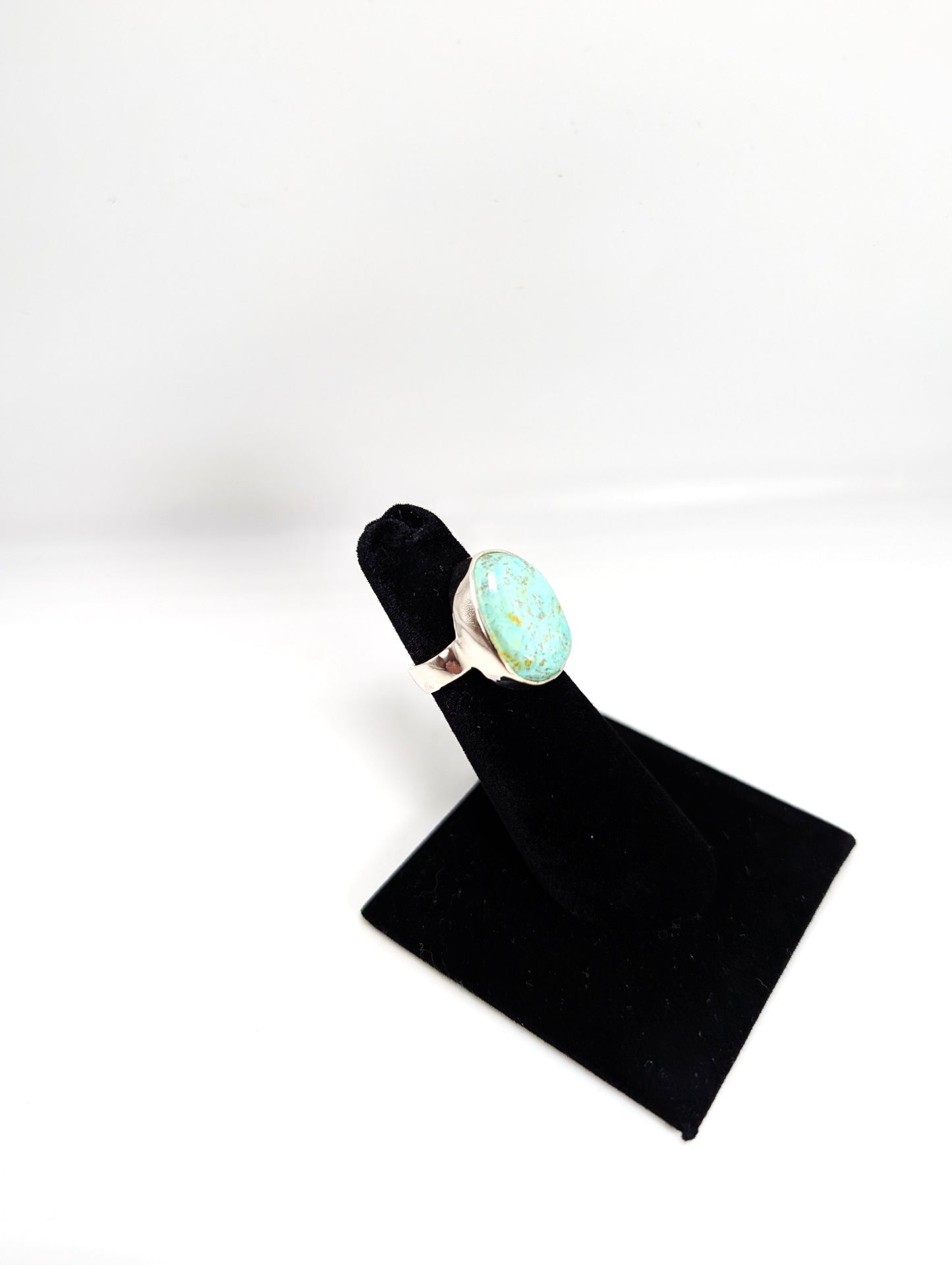 Cripple Creek Colorado Turquoise RIng .925 Silver