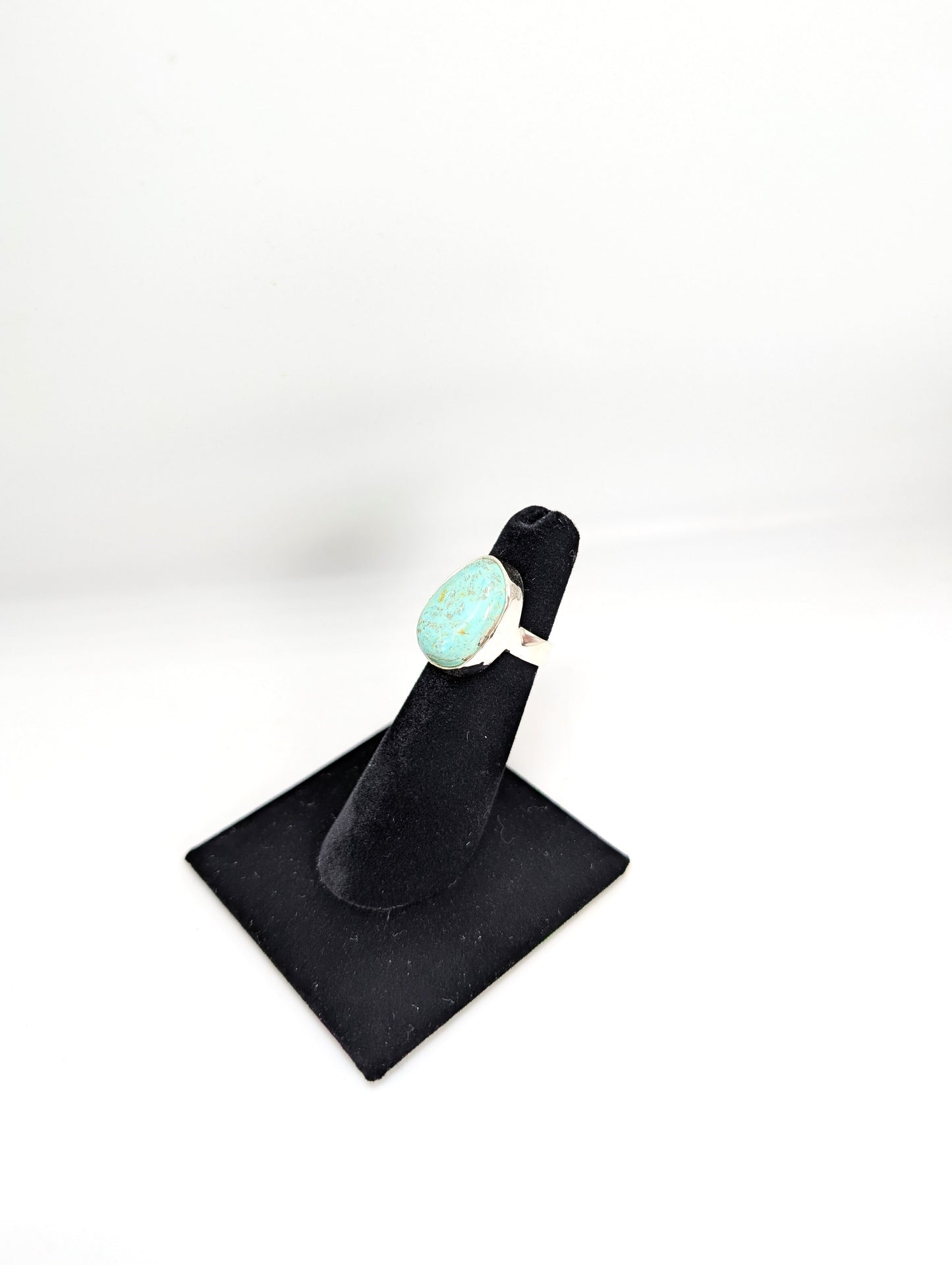 Cripple Creek Colorado Turquoise RIng .925 Silver