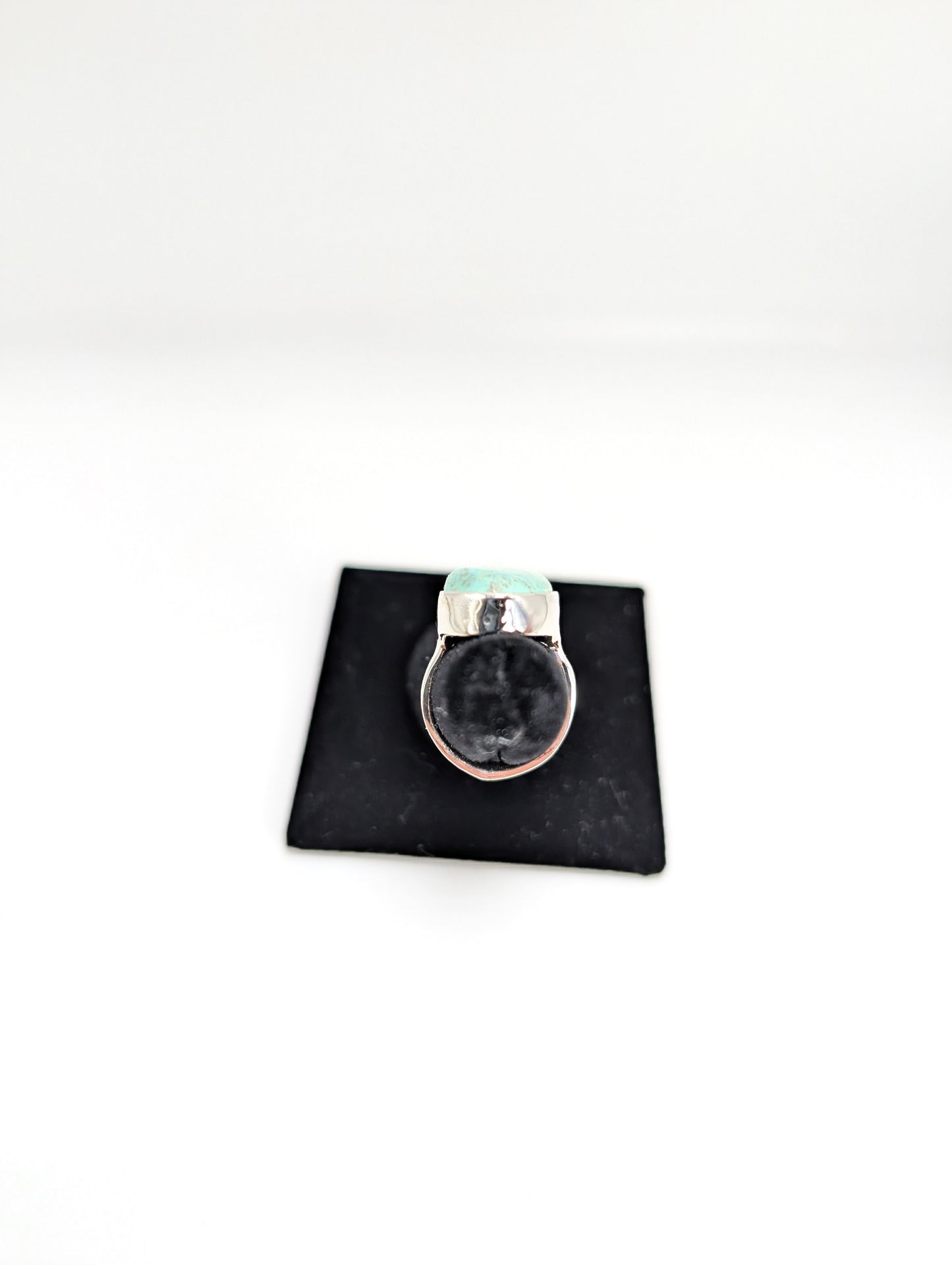 Cripple Creek Colorado Turquoise RIng .925 Silver