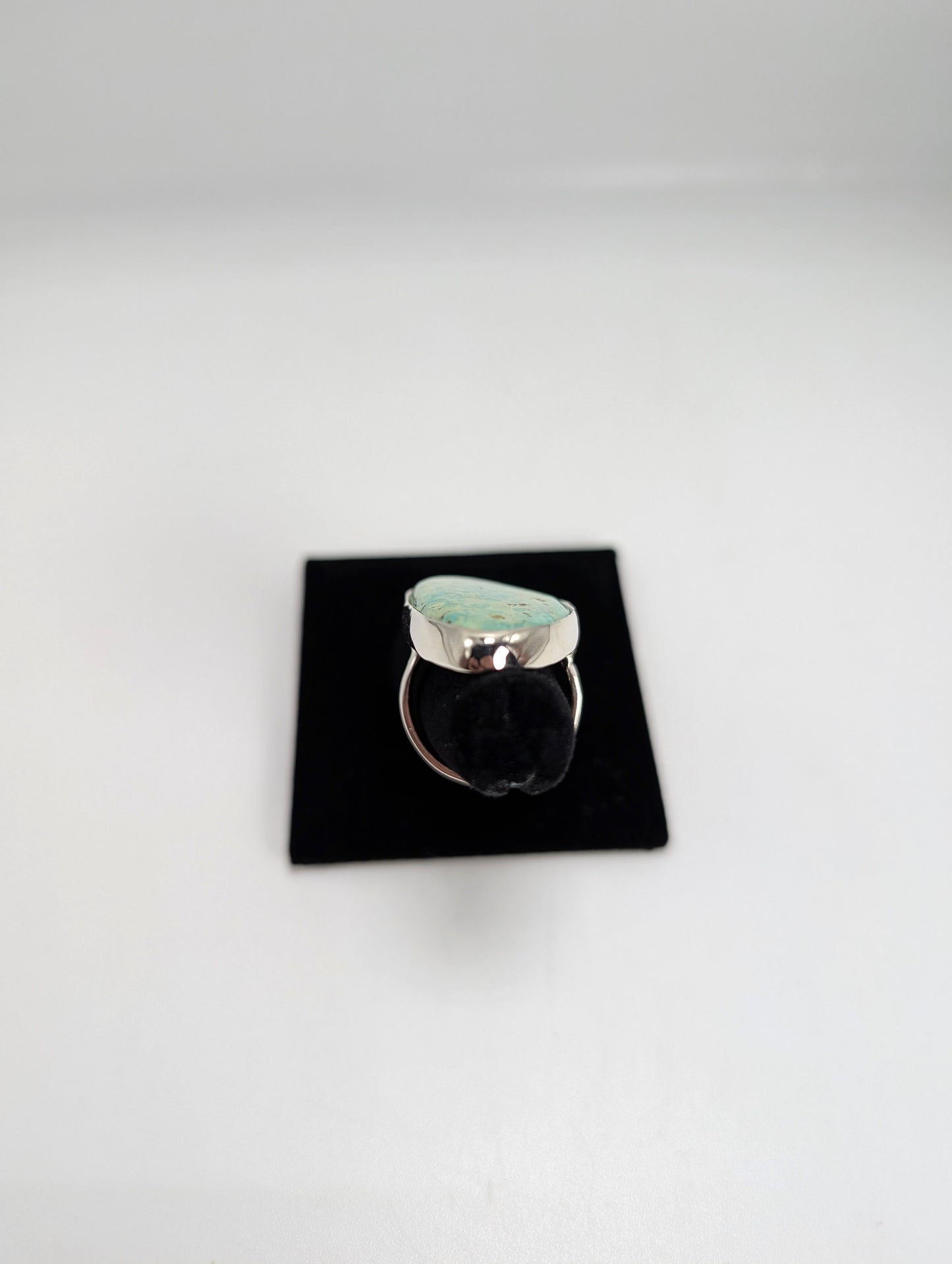 Cripple Creek Colorado Turquoise RIng .925 Silver