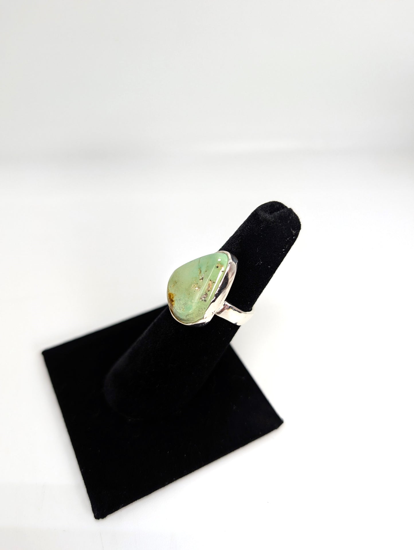 Cripple Creek Colorado Turquoise RIng .925 Silver