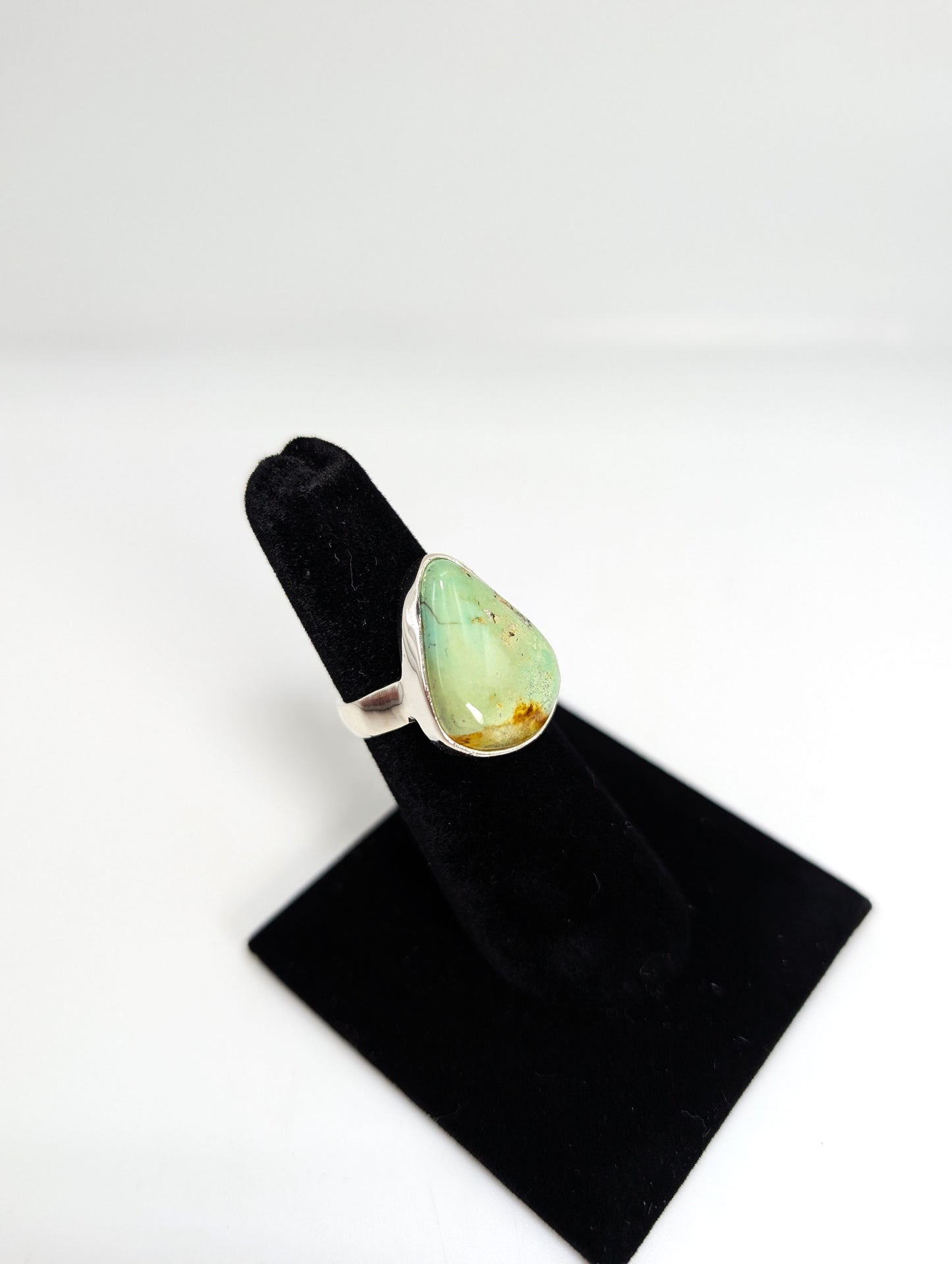 Cripple Creek Colorado Turquoise RIng .925 Silver