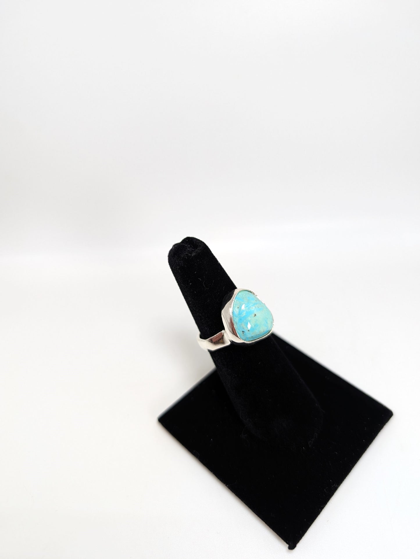 Cripple Creek Colorado Turquoise RIng .925 Silver