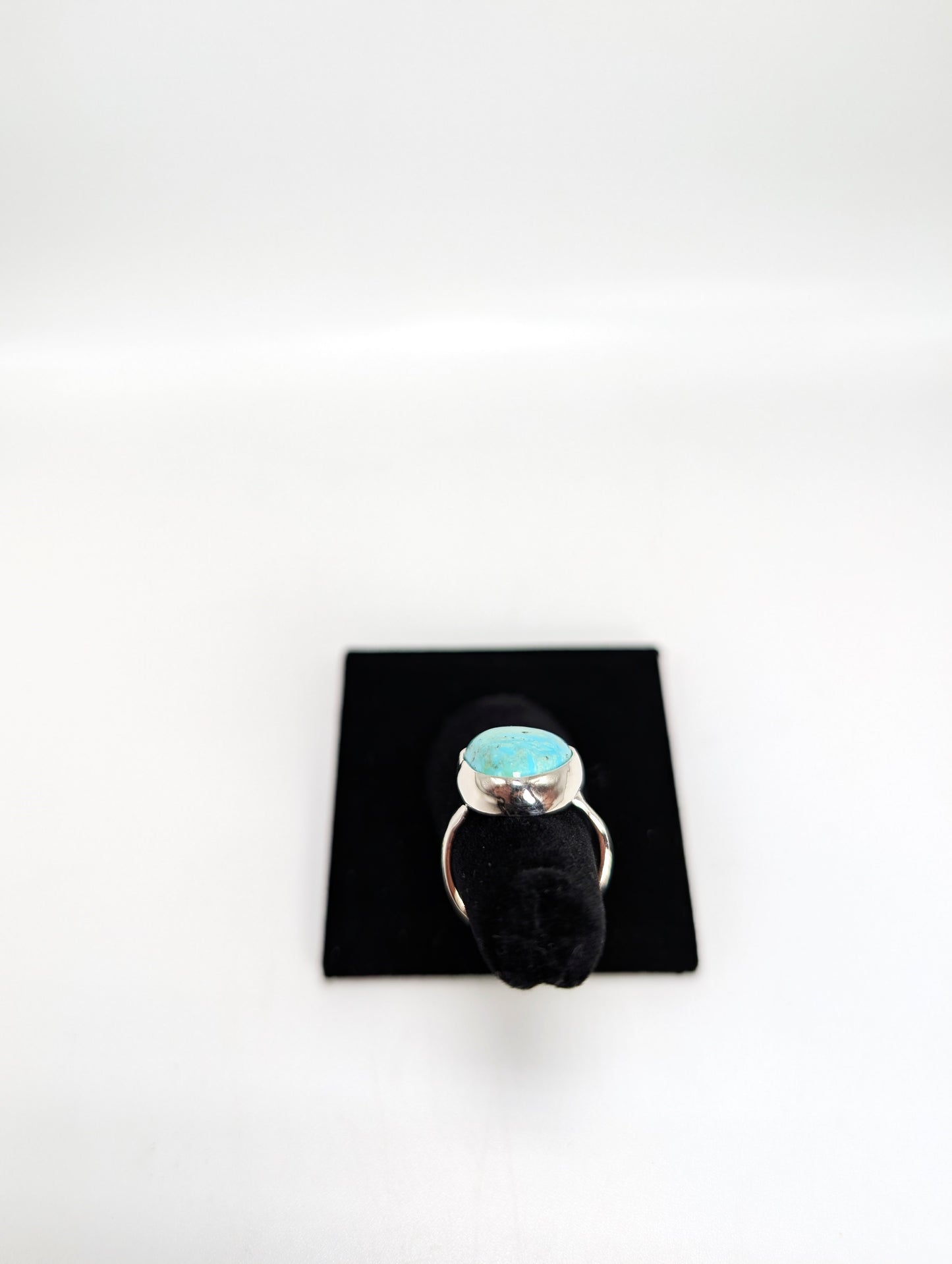 Cripple Creek Colorado Turquoise RIng .925 Silver