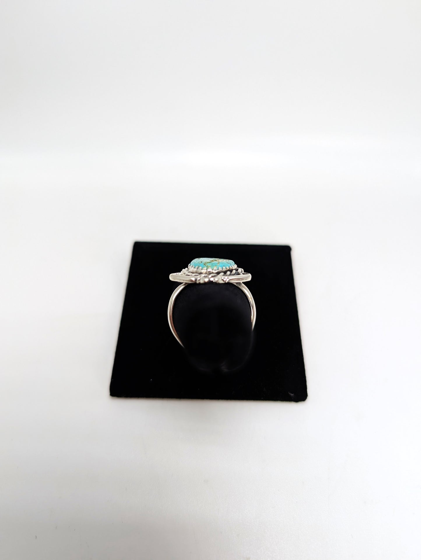 Cripple Creek Colorado Turquoise RIng .925 Silver