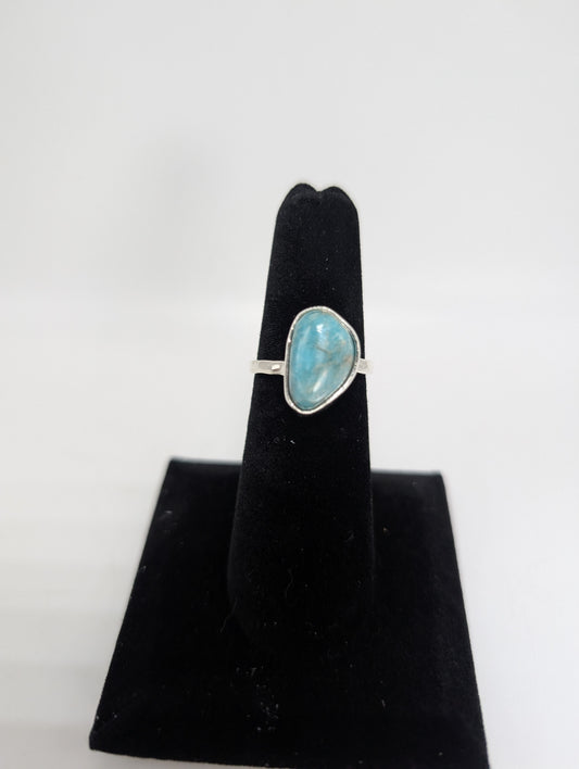 Colorado Amazonite Silver Ring .925 Silver