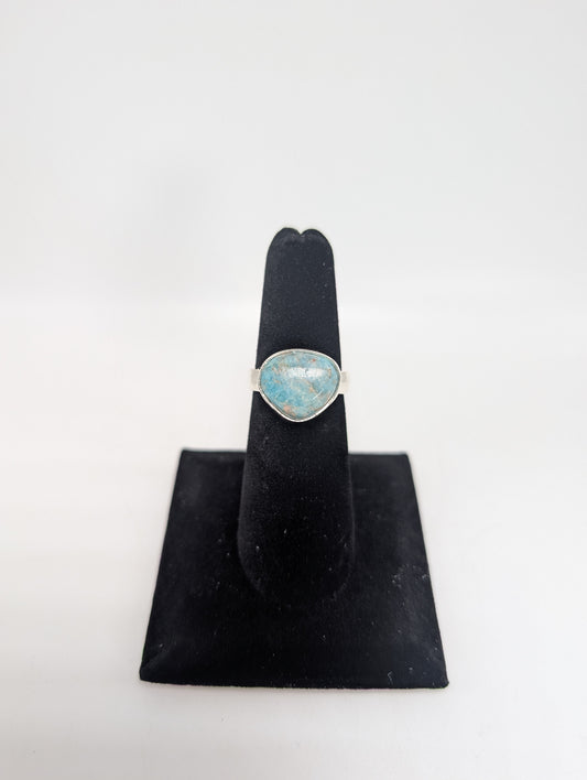 Colorado Amazonite Silver Ring .925 Silver