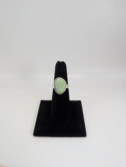 Cripple Creek Colorado Turquoise RIng .925 Silver